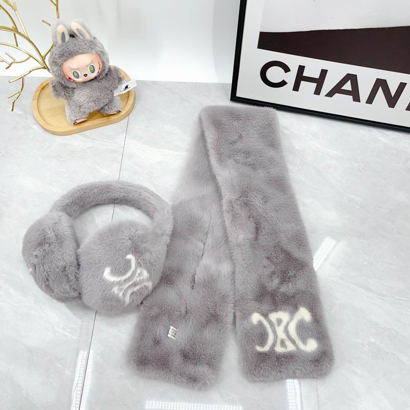 Celine scarf earmuff dx (214)