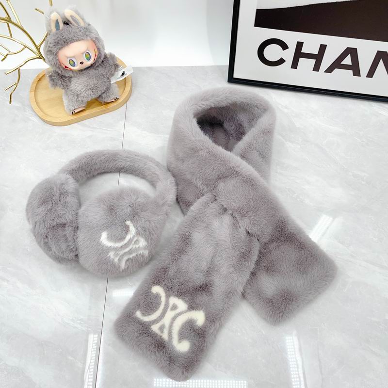 Celine scarf earmuff dx (218)