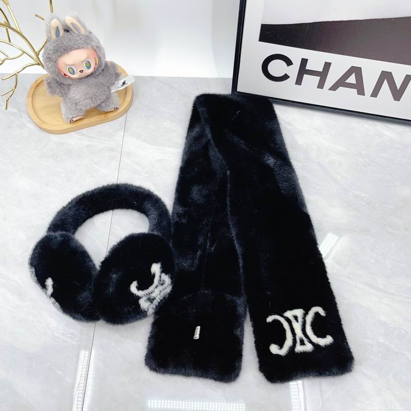 Celine scarf earmuff dx (222)