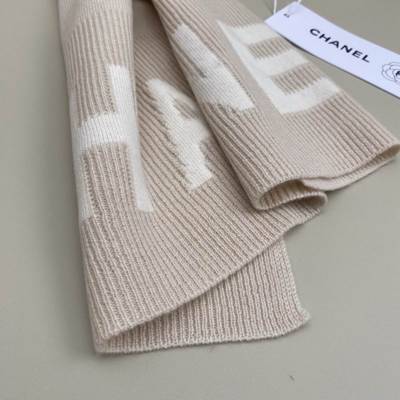 Chanel  scarf 168X60cm 55%绵羊毛45%山羊绒 E08 (3)