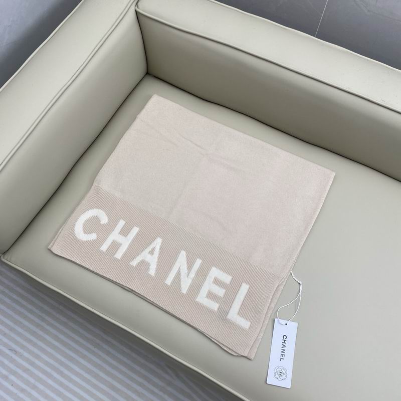 Chanel  scarf 168X60cm 55%绵羊毛45%山羊绒 E08 (7)