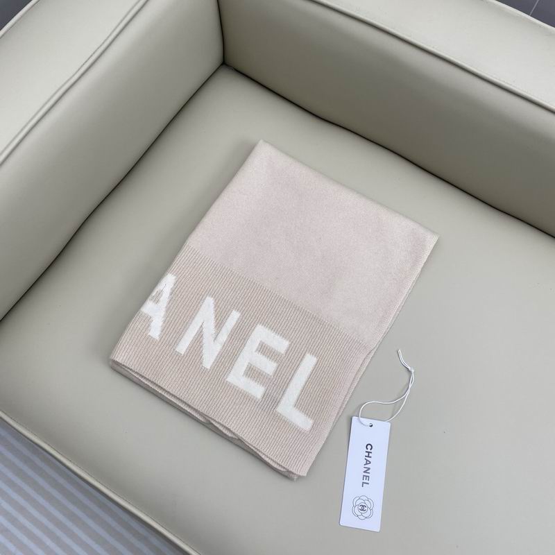 Chanel  scarf 168X60cm 55%绵羊毛45%山羊绒 E08 (8)