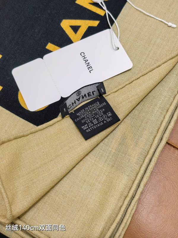 Chanel Scarf 140X140cm 70%羊绒30%真丝 E02 (3)