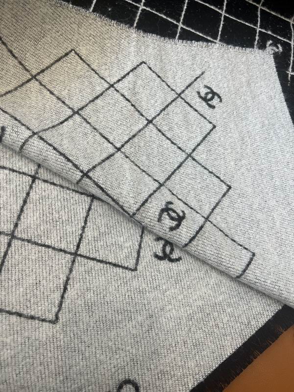 Chanel Scarf 195X70cm 95%绵羊毛5%聚酰胺 E34 (2)