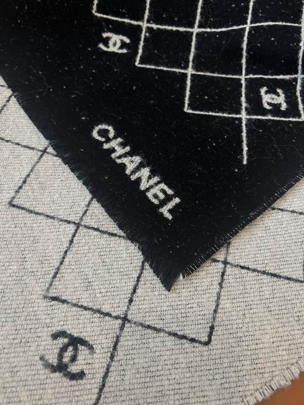 Chanel Scarf 195X70cm 95%绵羊毛5%聚酰胺 E34 (3)