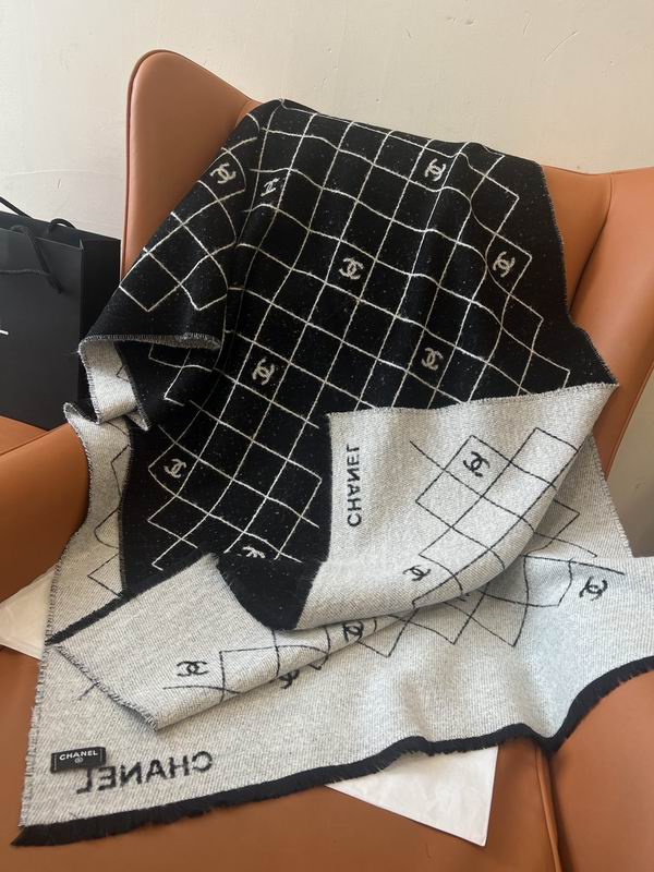 Chanel Scarf 195X70cm 95%绵羊毛5%聚酰胺 E34 (7)