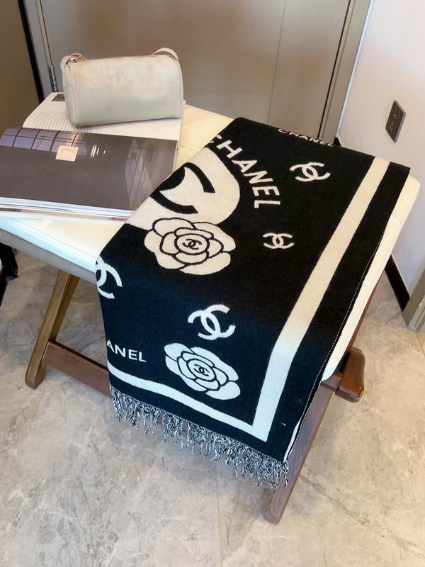 Chanel Scarf 60X170cm 100%顶级羊绒 E25 (2)