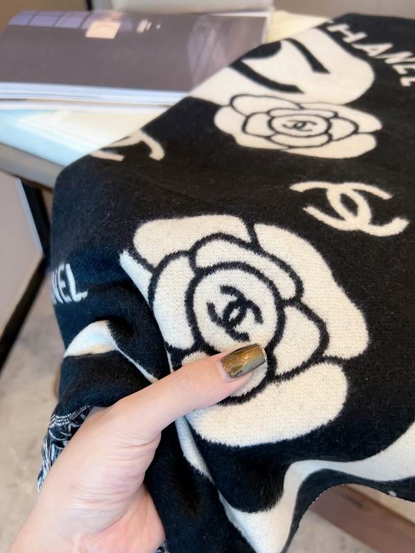 Chanel Scarf 60X170cm 100%顶级羊绒 E25 (3)
