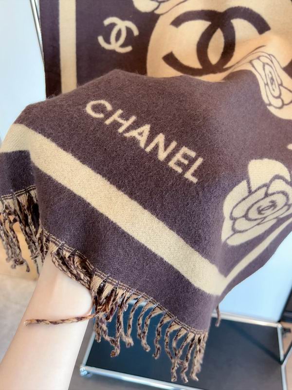 Chanel Scarf 60X170cm 100%顶级羊绒 E25 (6)