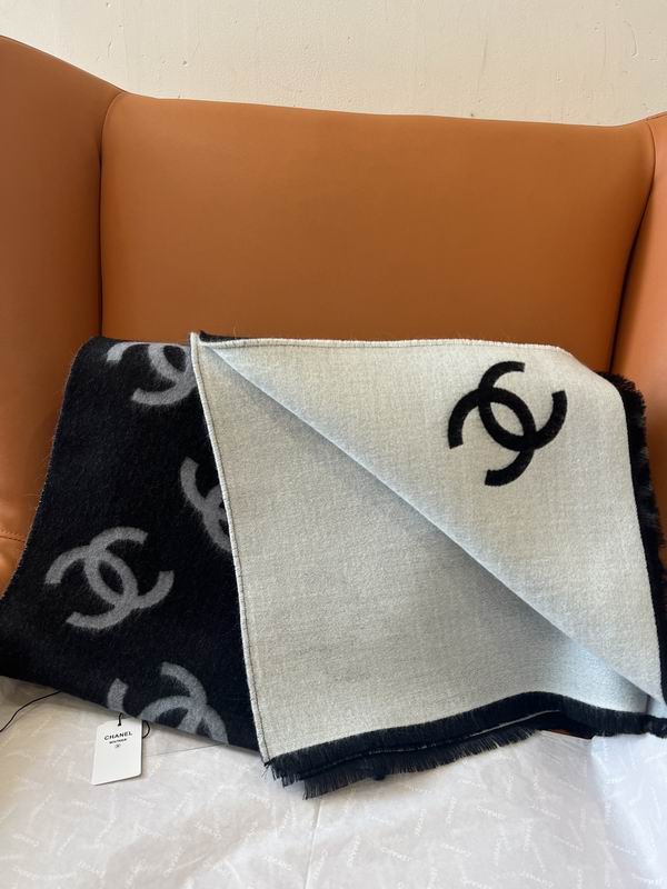 Chanel Scarf 70X200cm 95%绵羊毛5%真丝 E10 (5)