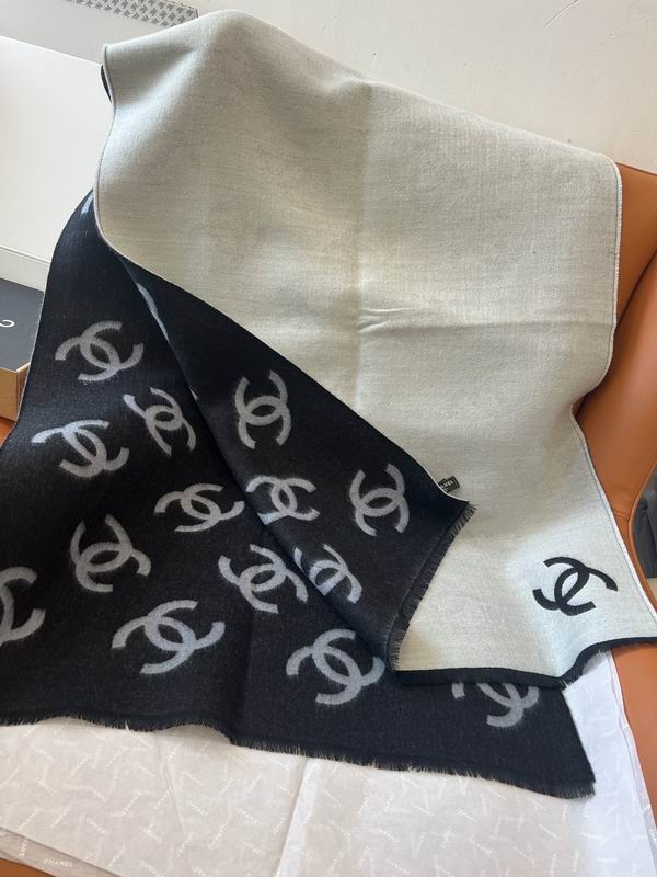 Chanel Scarf 70X200cm 95%绵羊毛5%真丝 E10 (6)