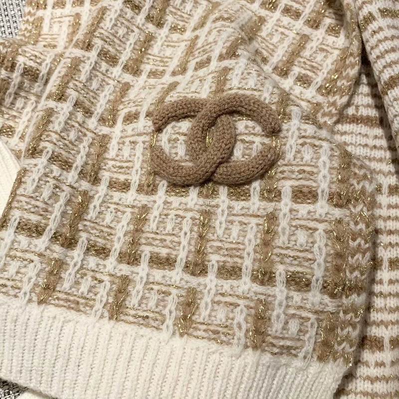 Chanel Scarf Hat Gloves 180X30cm E01 (22)