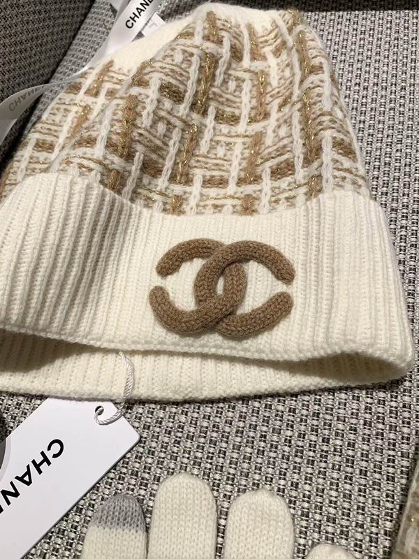 Chanel Scarf Hat Gloves 180X30cm E01 (23)