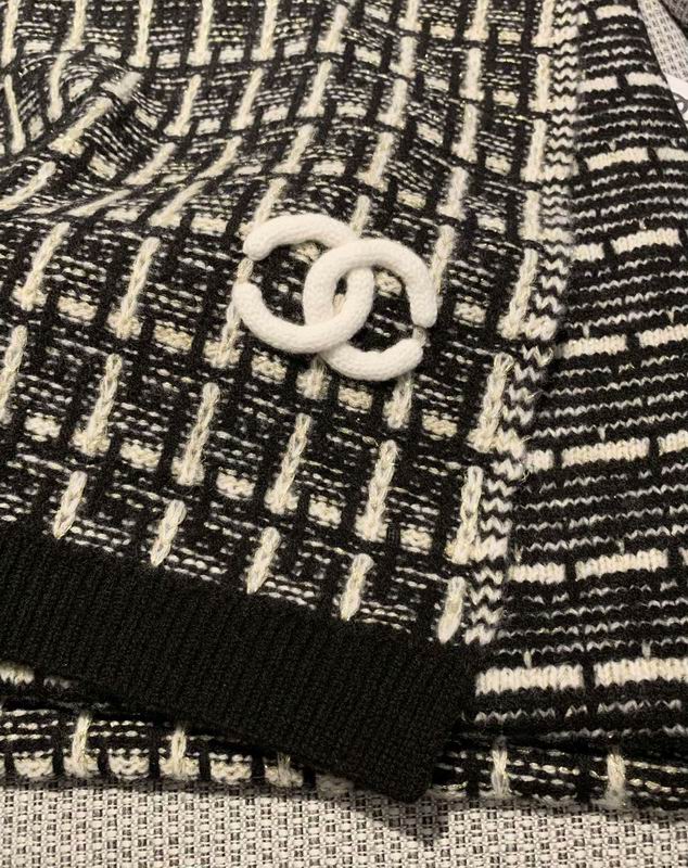 Chanel Scarf Hat Gloves 180X30cm E01 (3)