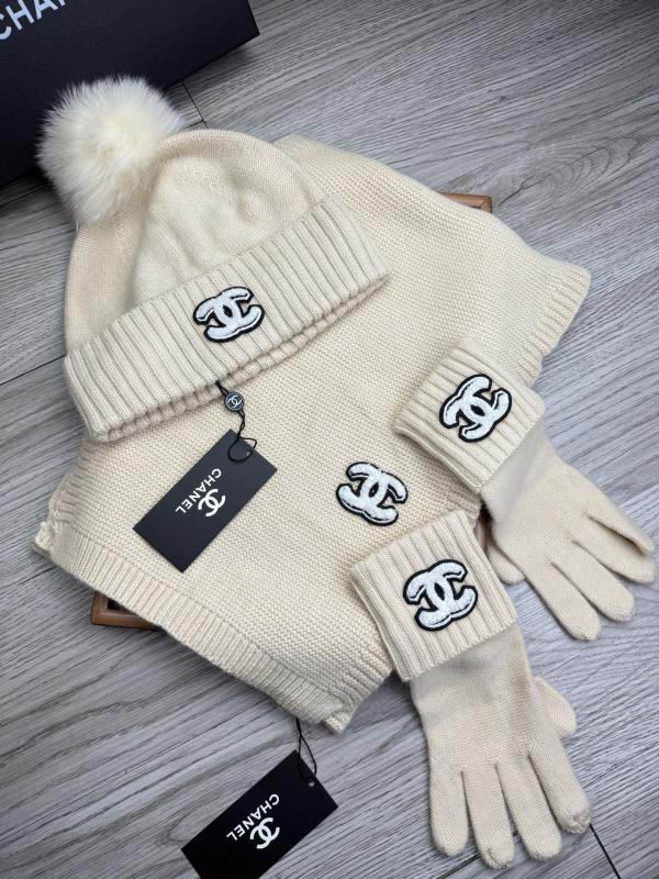 Chanel Scarf Hat Gloves hm (162)