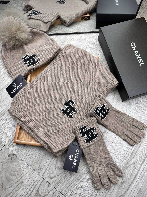 Chanel Scarf Hat Gloves hm (171)