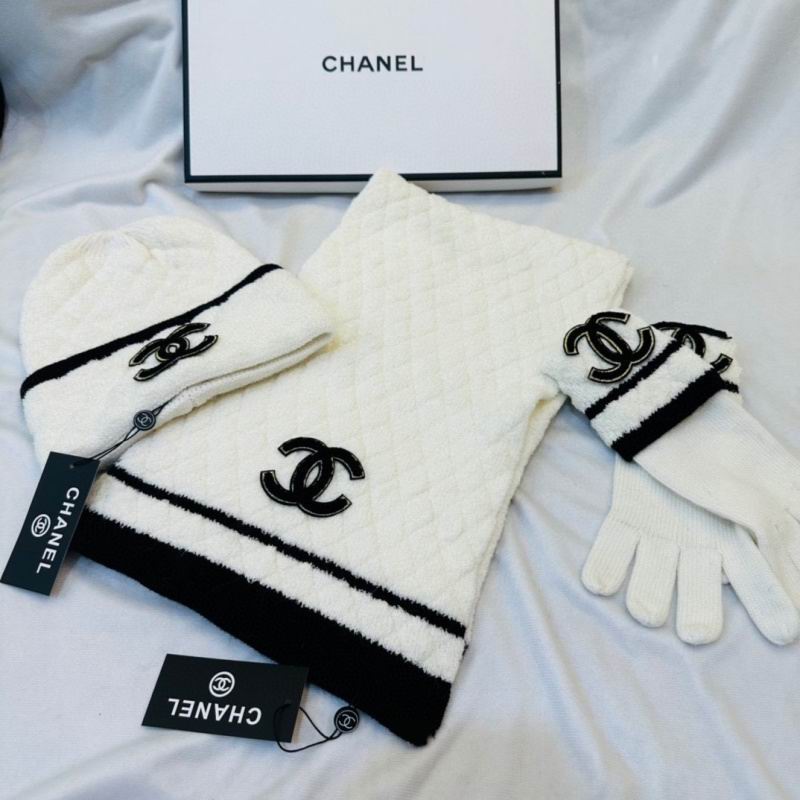Chanel Scarf Hat Gloves hm (2)