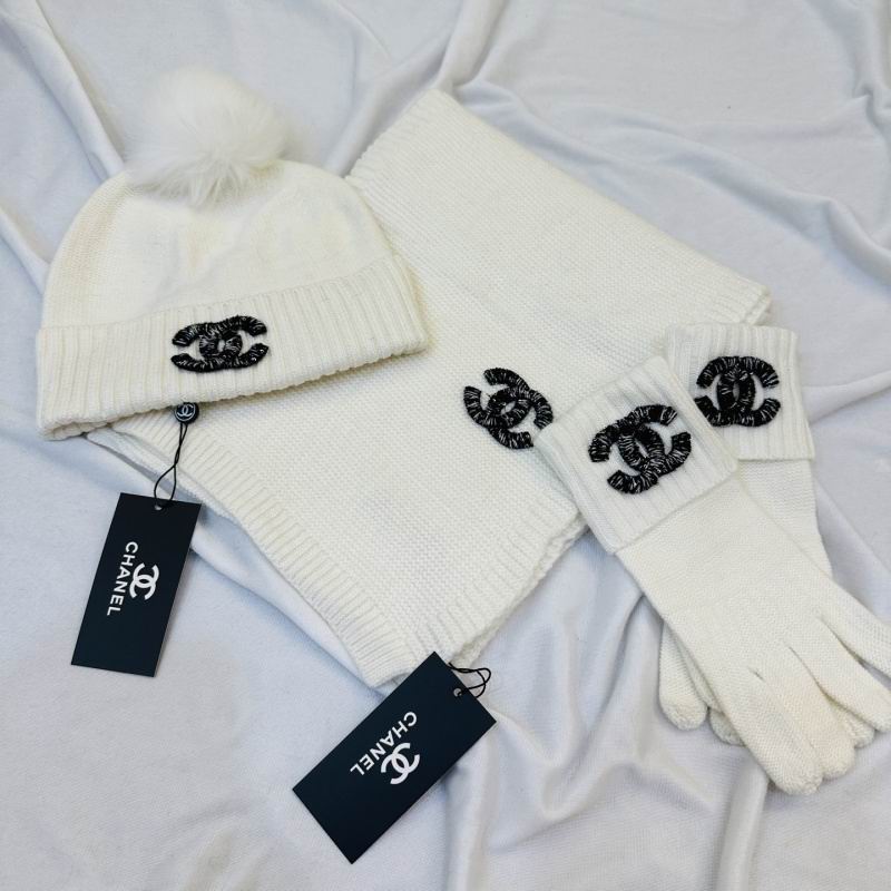 Chanel Scarf Hat Gloves hm (208)