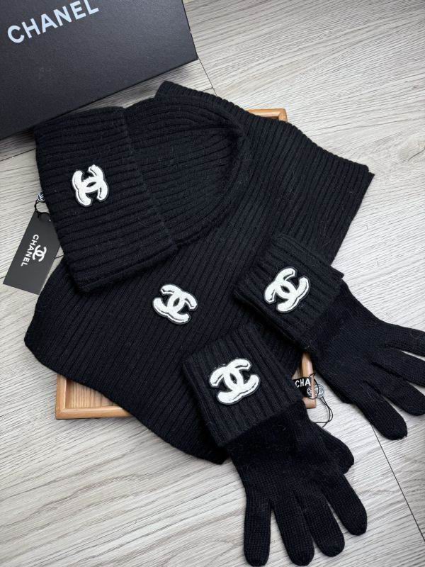 Chanel Scarf Hat Gloves hm (36)