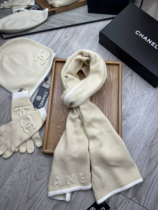 Chanel Scarf Hat Gloves hm (38)