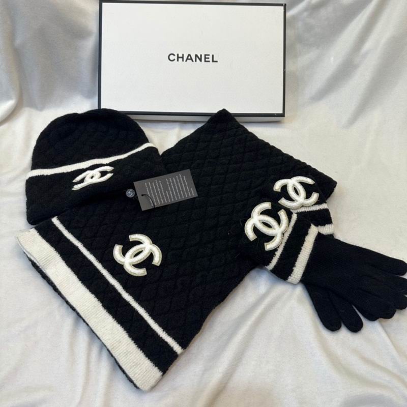 Chanel Scarf Hat Gloves hm (4)
