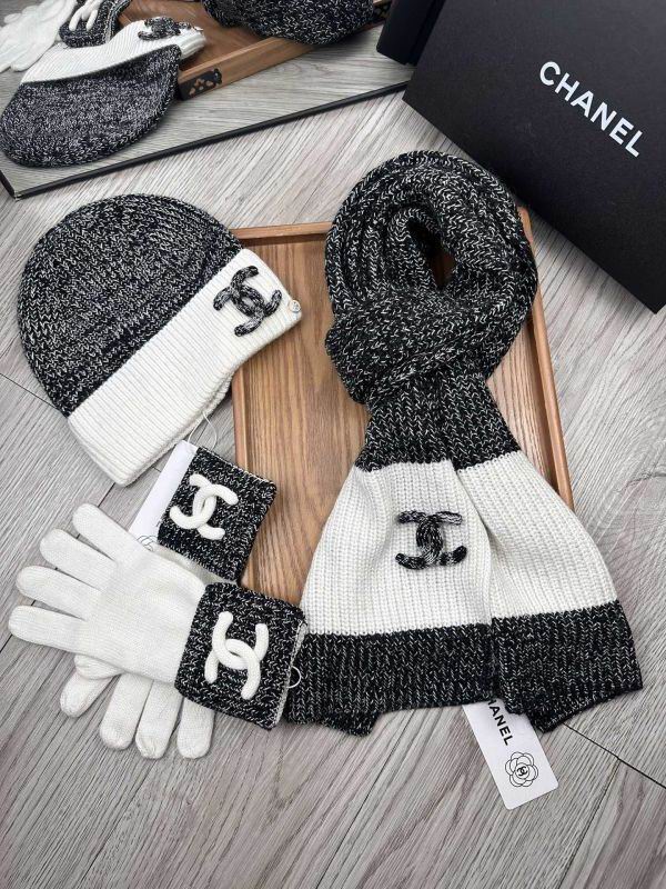 Chanel Scarf Hat Gloves hm (56)