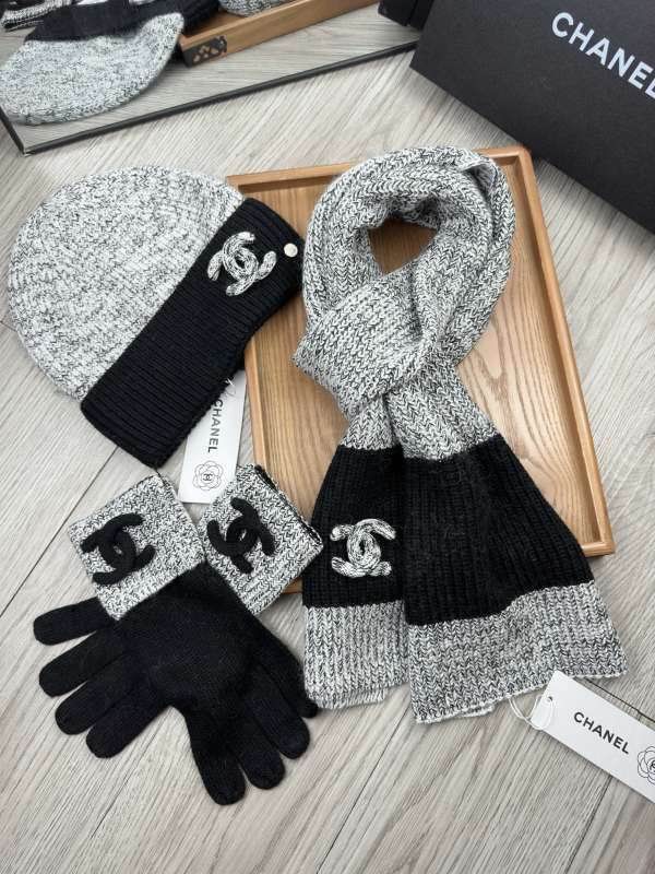 Chanel Scarf Hat Gloves hm (60)