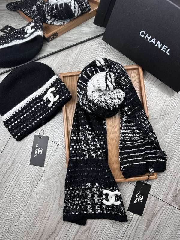 Chanel Scarf Hat hm (159)