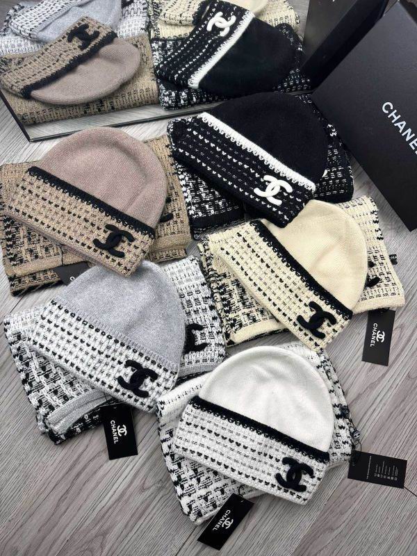 Chanel Scarf Hat hm (163)