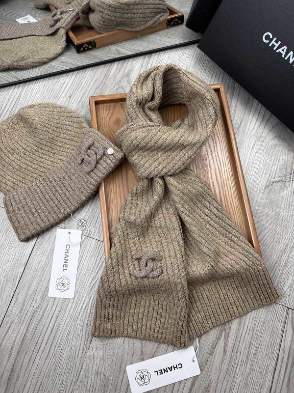 Chanel Scarf Hat hm (183)