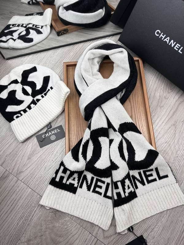 Chanel Scarf Hat hm (195)