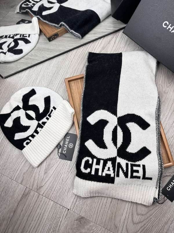 Chanel Scarf Hat hm (196)