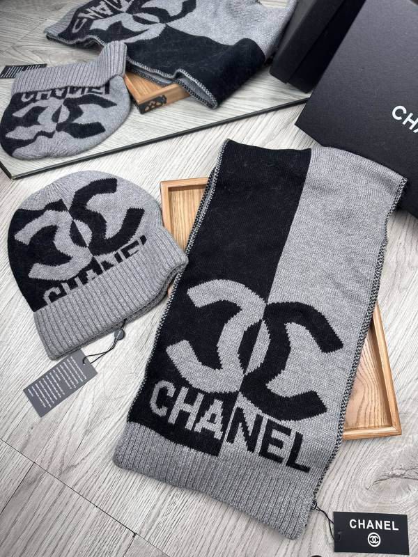 Chanel Scarf Hat hm (198)