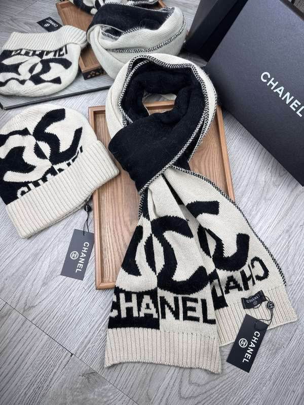 Chanel Scarf Hat hm (203)