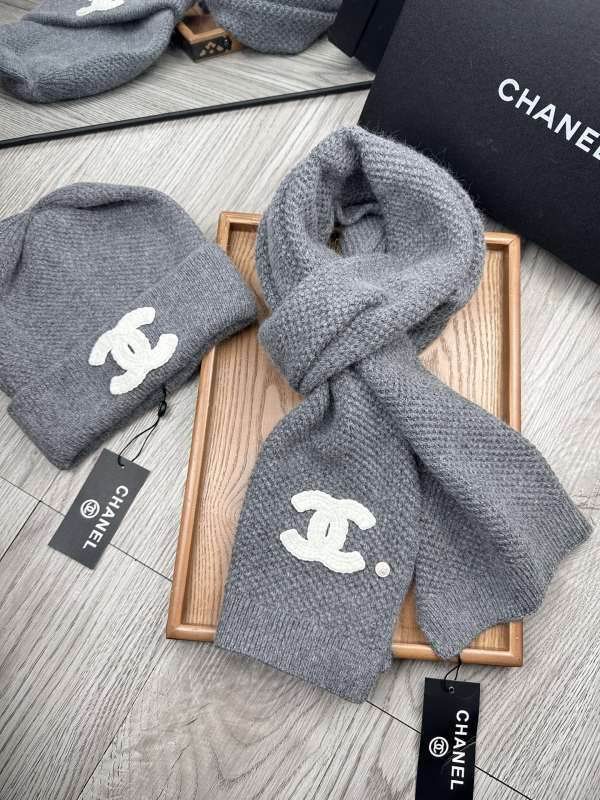 Chanel Scarf Hat hm (206)