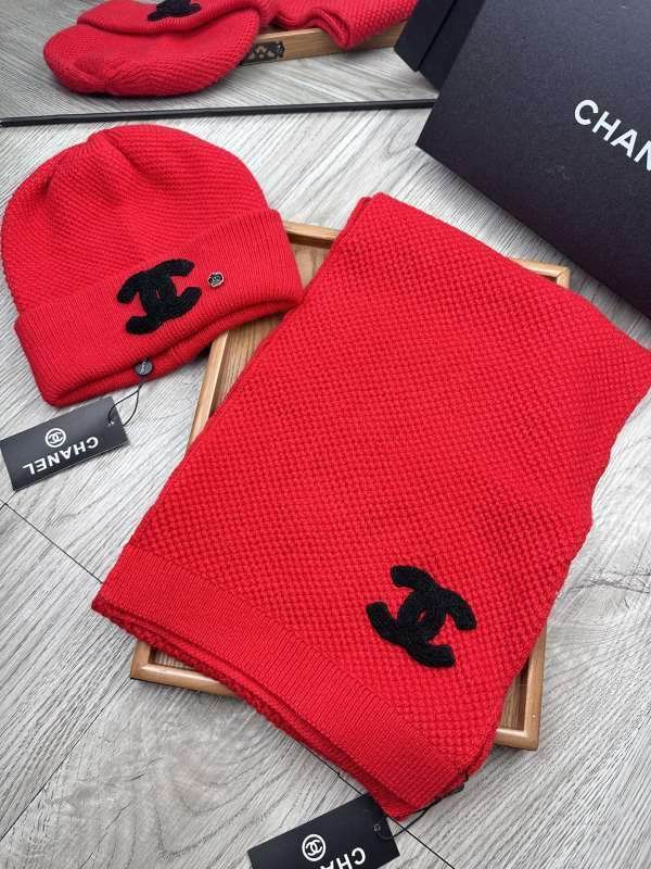 Chanel Scarf Hat hm (213)