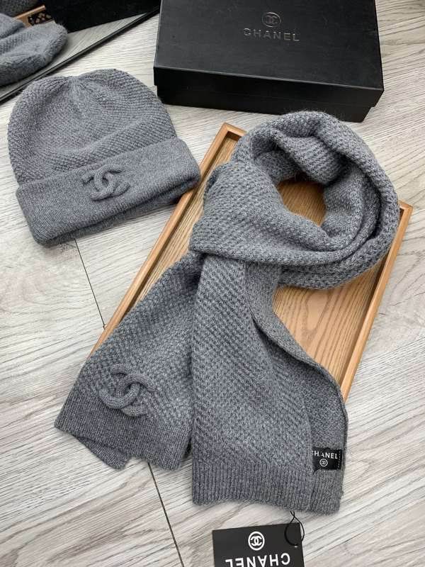 Chanel Scarf Hat hm (223)