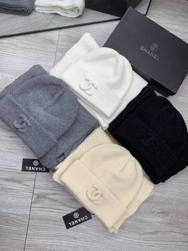 Chanel Scarf Hat hm (225)