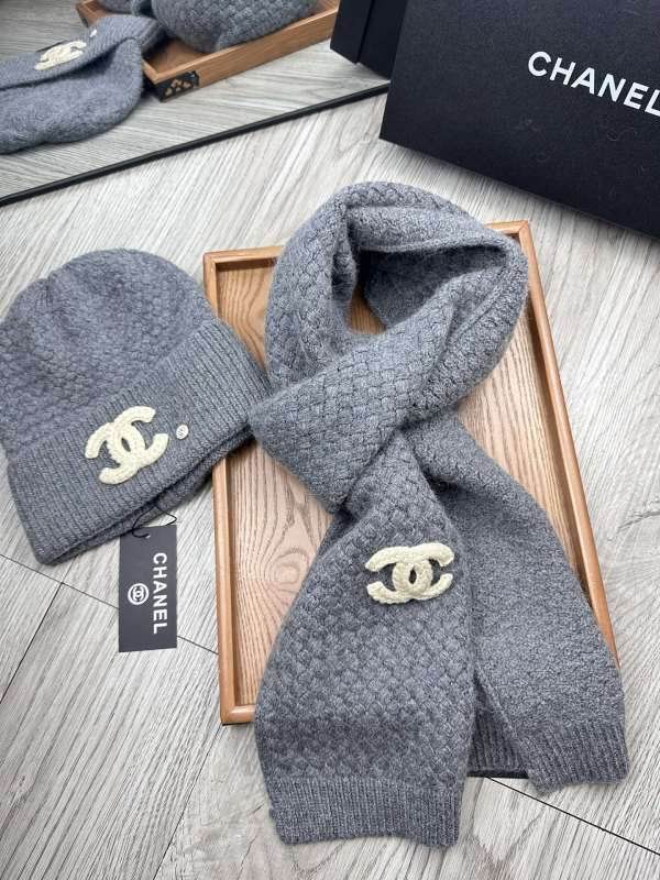 Chanel Scarf Hat hm (226)