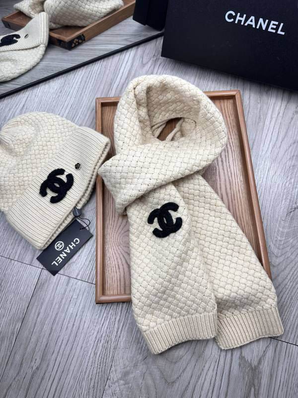 Chanel Scarf Hat hm (229)