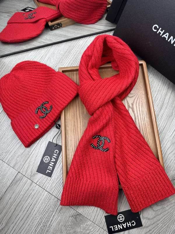 Chanel Scarf Hat hm (232)