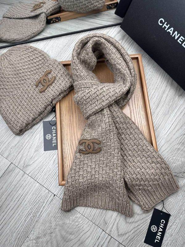 Chanel Scarf Hat hm (238)