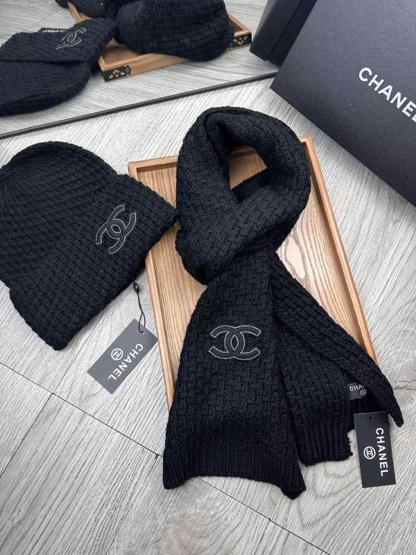 Chanel Scarf Hat hm (239)