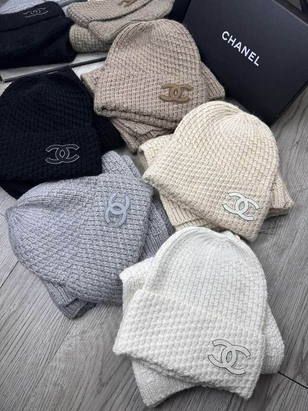 Chanel Scarf Hat hm (243)