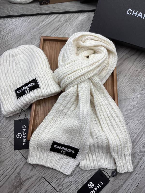 Chanel Scarf Hat hm (244)
