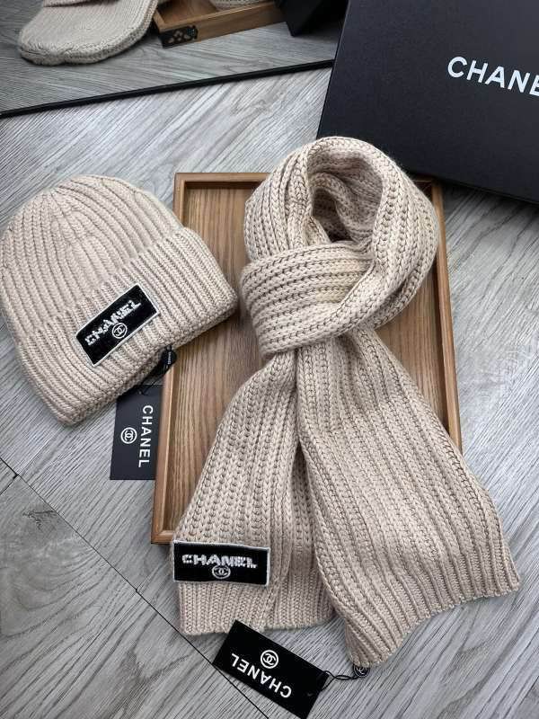 Chanel Scarf Hat hm (245)