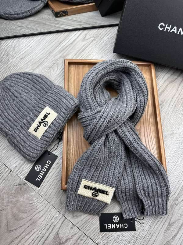 Chanel Scarf Hat hm (246)