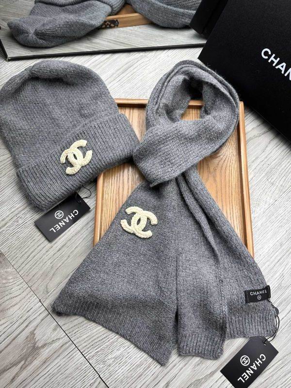 Chanel Scarf Hat hm (249)