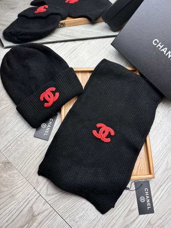 Chanel Scarf Hat hm (252)
