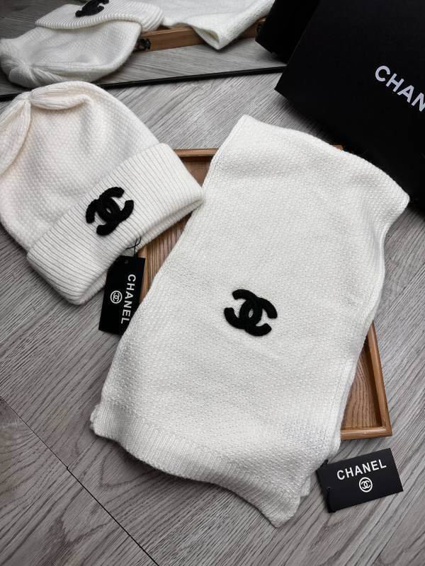 Chanel Scarf Hat hm (254)